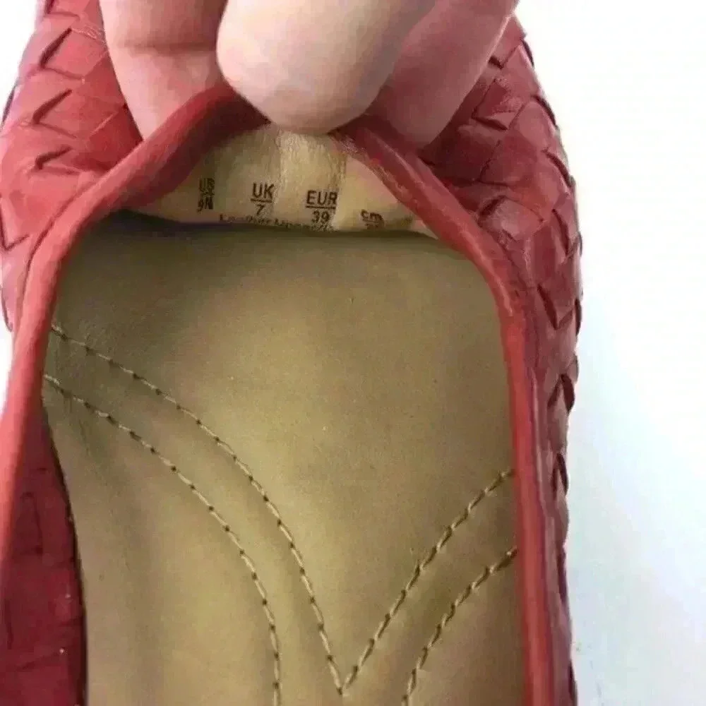 Naturalizer N5 Comfort Flats 9 N 39 Coral Leather